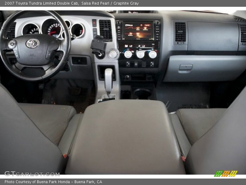 Salsa Red Pearl / Graphite Gray 2007 Toyota Tundra Limited Double Cab