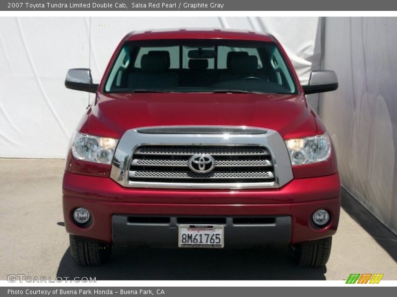 Salsa Red Pearl / Graphite Gray 2007 Toyota Tundra Limited Double Cab