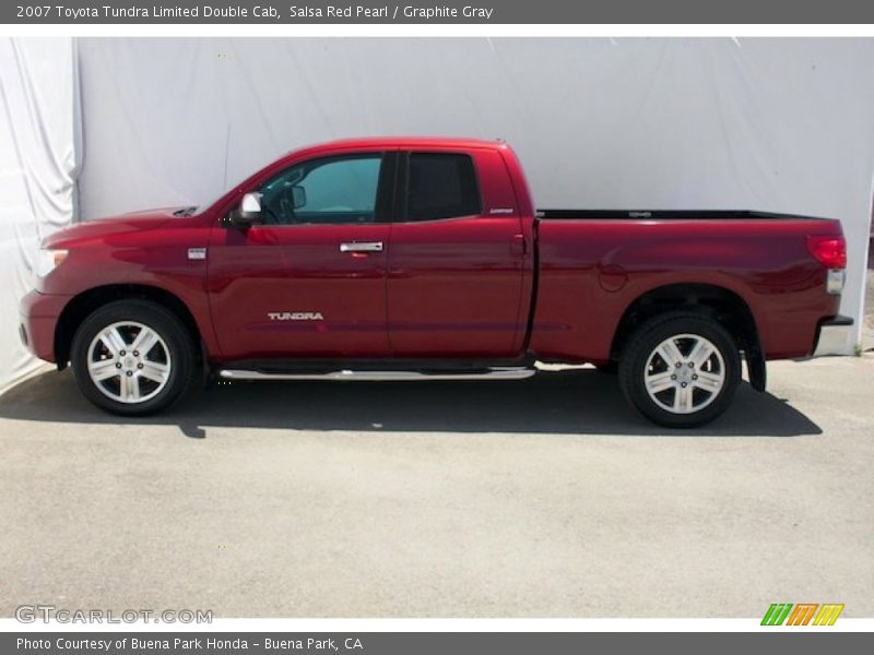 Salsa Red Pearl / Graphite Gray 2007 Toyota Tundra Limited Double Cab