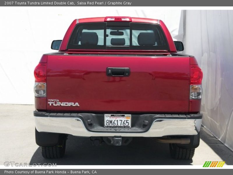 Salsa Red Pearl / Graphite Gray 2007 Toyota Tundra Limited Double Cab