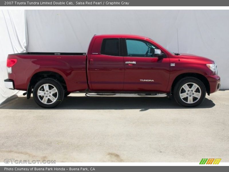 Salsa Red Pearl / Graphite Gray 2007 Toyota Tundra Limited Double Cab