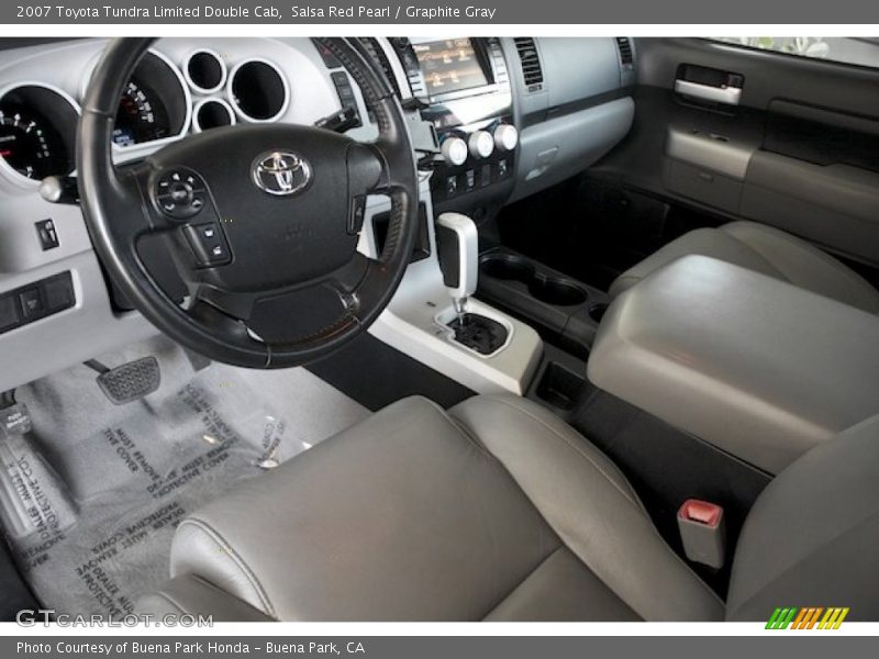 Salsa Red Pearl / Graphite Gray 2007 Toyota Tundra Limited Double Cab