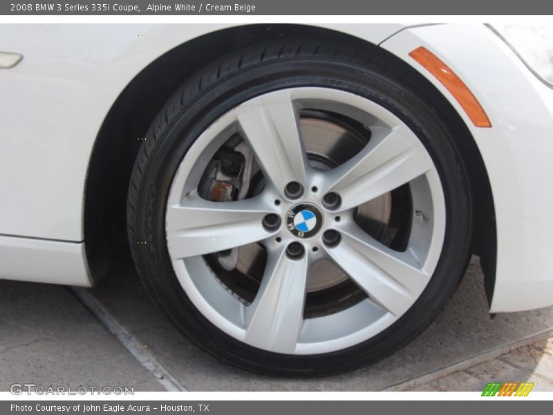 Alpine White / Cream Beige 2008 BMW 3 Series 335i Coupe