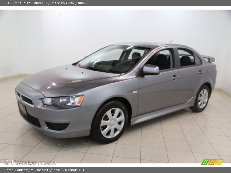 Mercury Gray / Black 2012 Mitsubishi Lancer ES