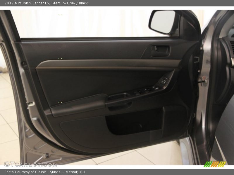 Mercury Gray / Black 2012 Mitsubishi Lancer ES