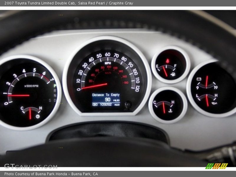 Salsa Red Pearl / Graphite Gray 2007 Toyota Tundra Limited Double Cab