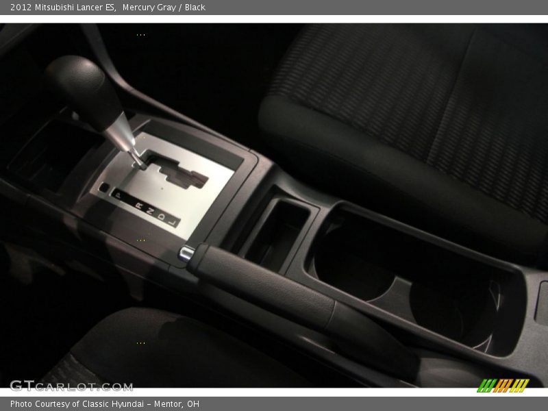 Mercury Gray / Black 2012 Mitsubishi Lancer ES