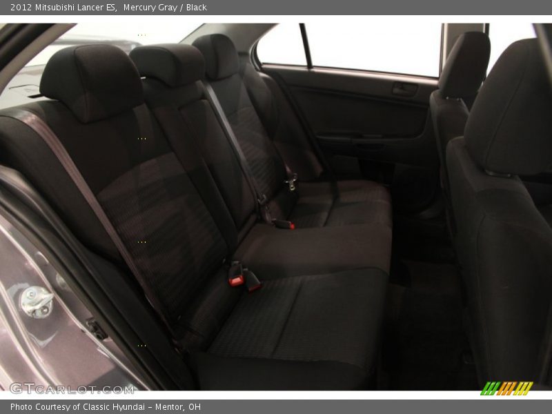 Mercury Gray / Black 2012 Mitsubishi Lancer ES