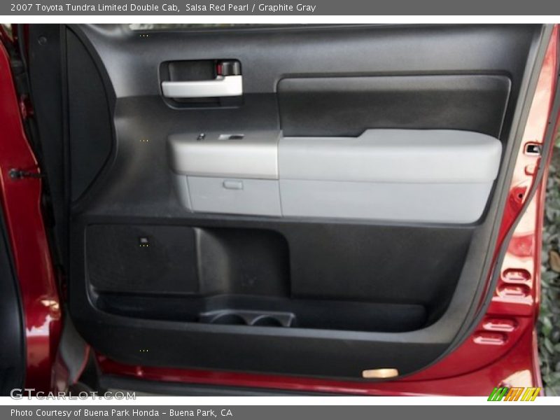 Salsa Red Pearl / Graphite Gray 2007 Toyota Tundra Limited Double Cab