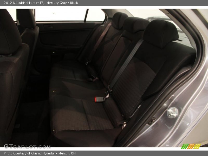 Mercury Gray / Black 2012 Mitsubishi Lancer ES
