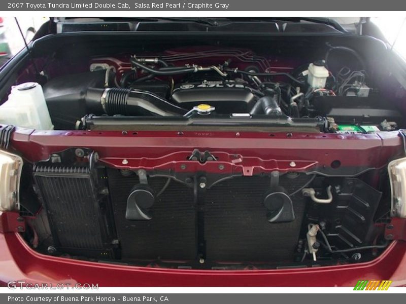 Salsa Red Pearl / Graphite Gray 2007 Toyota Tundra Limited Double Cab