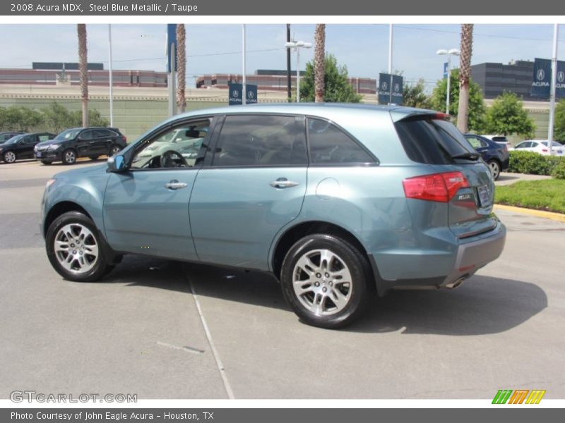 Steel Blue Metallic / Taupe 2008 Acura MDX