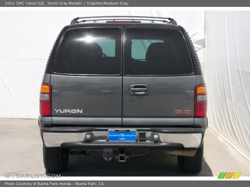 Storm Gray Metallic / Graphite/Medium Gray 2001 GMC Yukon SLE