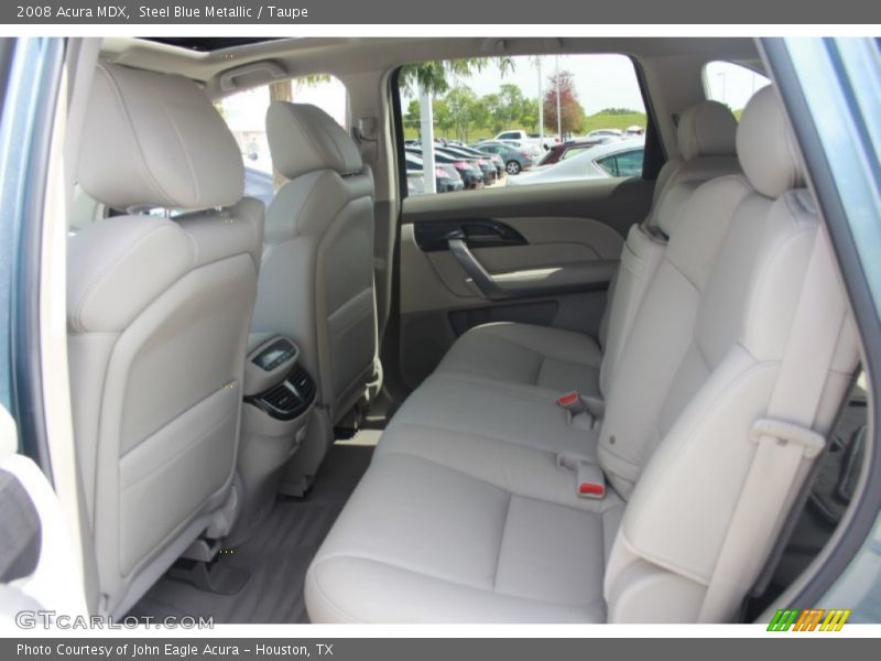 Steel Blue Metallic / Taupe 2008 Acura MDX