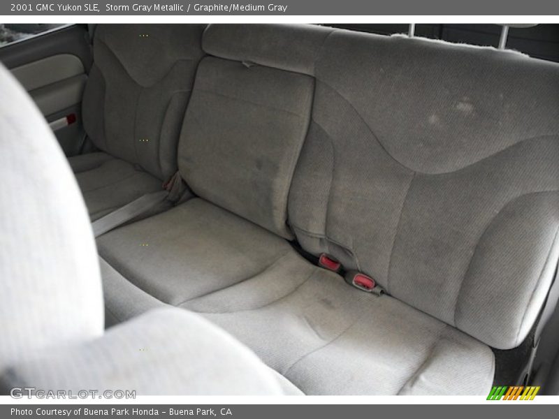 Storm Gray Metallic / Graphite/Medium Gray 2001 GMC Yukon SLE
