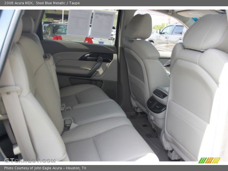 Steel Blue Metallic / Taupe 2008 Acura MDX