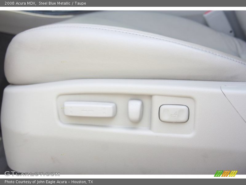 Steel Blue Metallic / Taupe 2008 Acura MDX