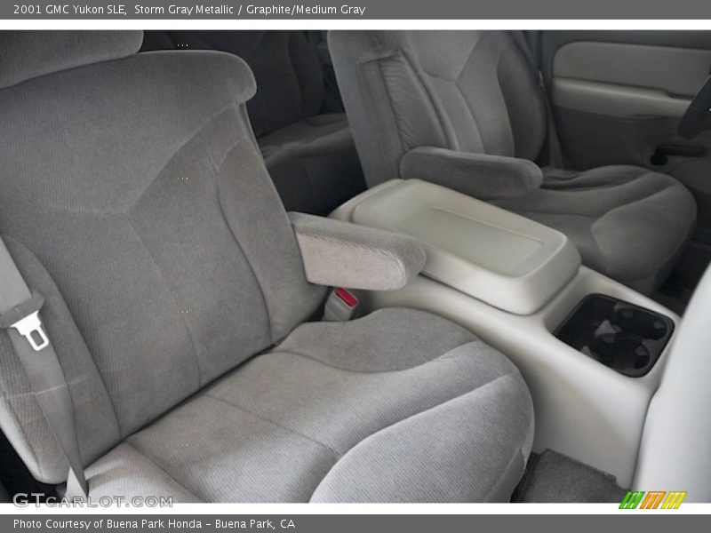 Storm Gray Metallic / Graphite/Medium Gray 2001 GMC Yukon SLE