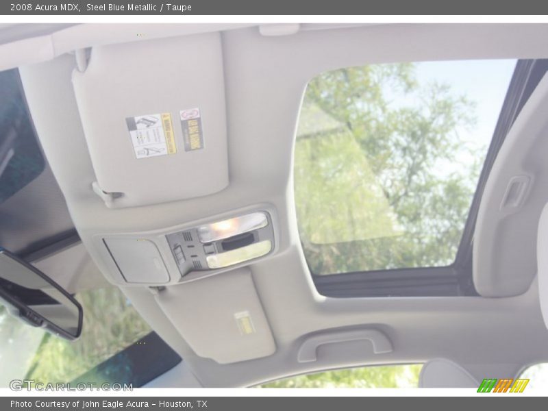 Steel Blue Metallic / Taupe 2008 Acura MDX