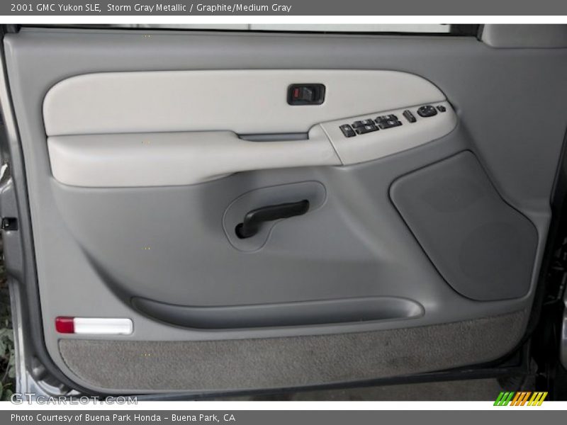 Storm Gray Metallic / Graphite/Medium Gray 2001 GMC Yukon SLE