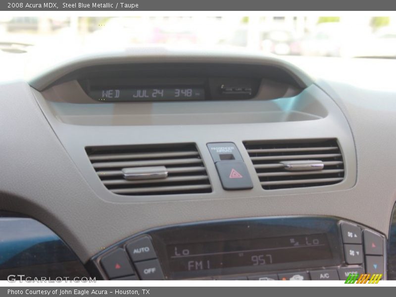 Steel Blue Metallic / Taupe 2008 Acura MDX
