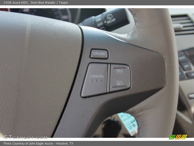 Steel Blue Metallic / Taupe 2008 Acura MDX