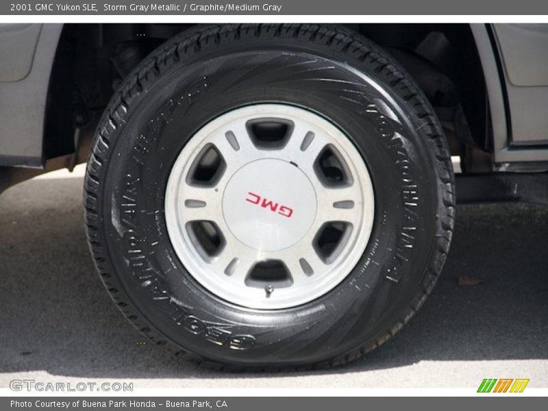 Storm Gray Metallic / Graphite/Medium Gray 2001 GMC Yukon SLE