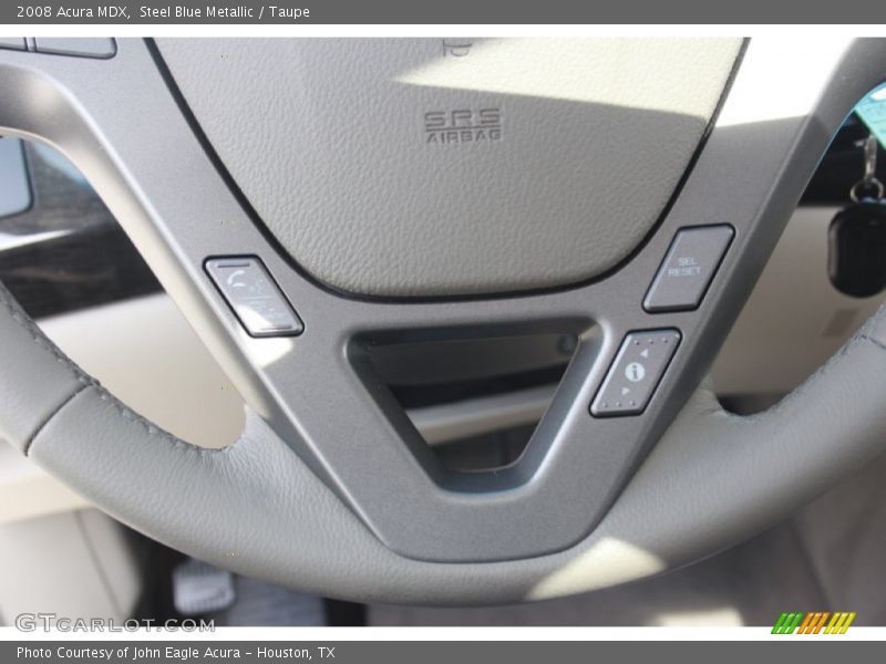 Steel Blue Metallic / Taupe 2008 Acura MDX