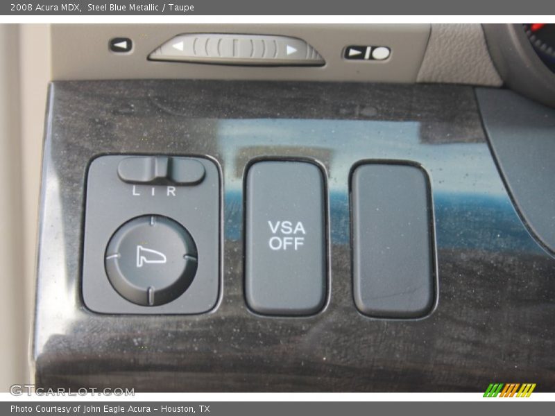 Steel Blue Metallic / Taupe 2008 Acura MDX