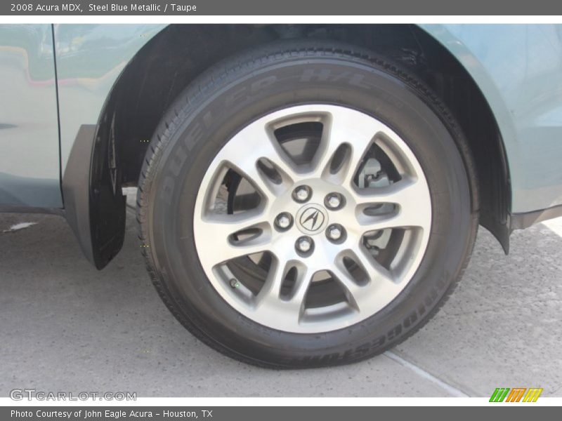 Steel Blue Metallic / Taupe 2008 Acura MDX