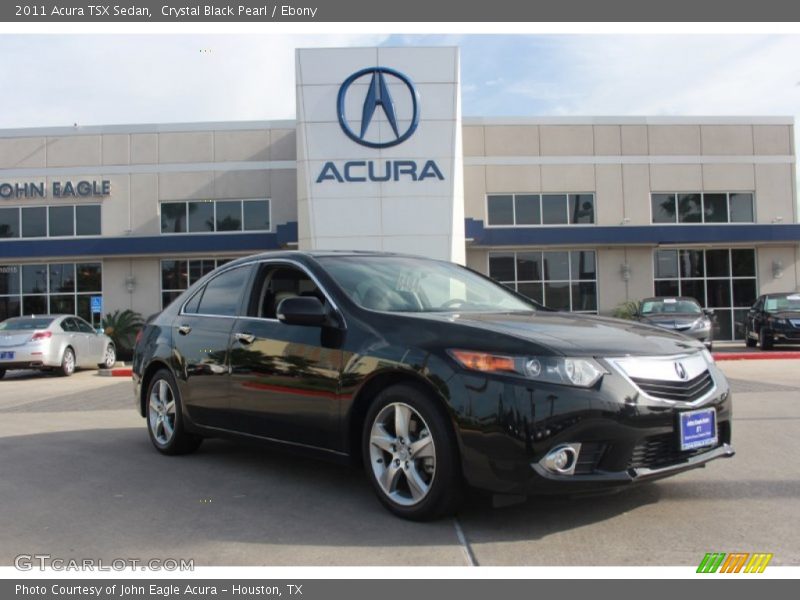 Crystal Black Pearl / Ebony 2011 Acura TSX Sedan