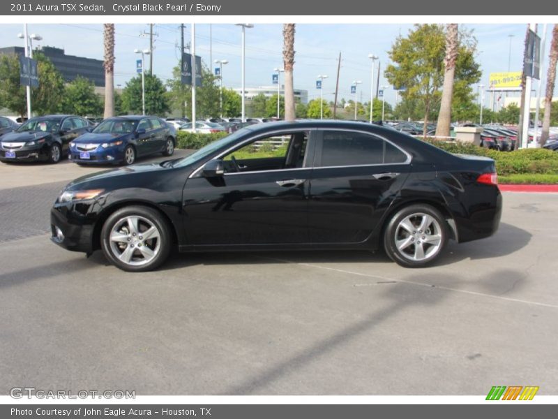 Crystal Black Pearl / Ebony 2011 Acura TSX Sedan