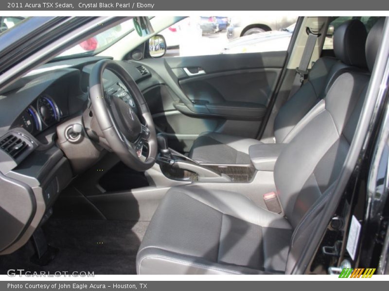 Crystal Black Pearl / Ebony 2011 Acura TSX Sedan