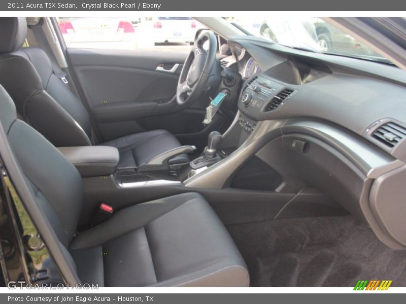 Crystal Black Pearl / Ebony 2011 Acura TSX Sedan