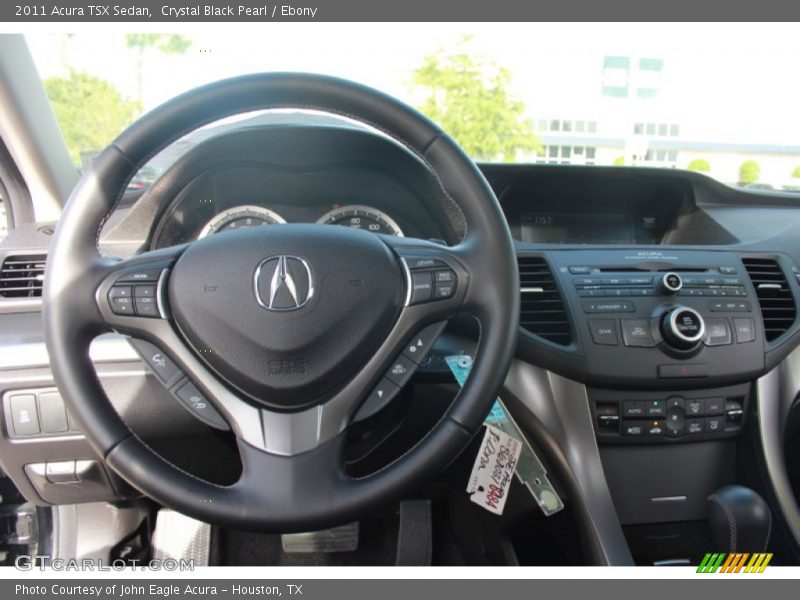 Crystal Black Pearl / Ebony 2011 Acura TSX Sedan