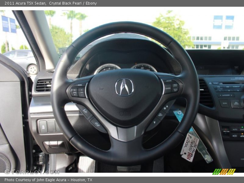 Crystal Black Pearl / Ebony 2011 Acura TSX Sedan