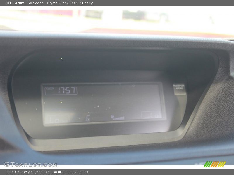 Crystal Black Pearl / Ebony 2011 Acura TSX Sedan