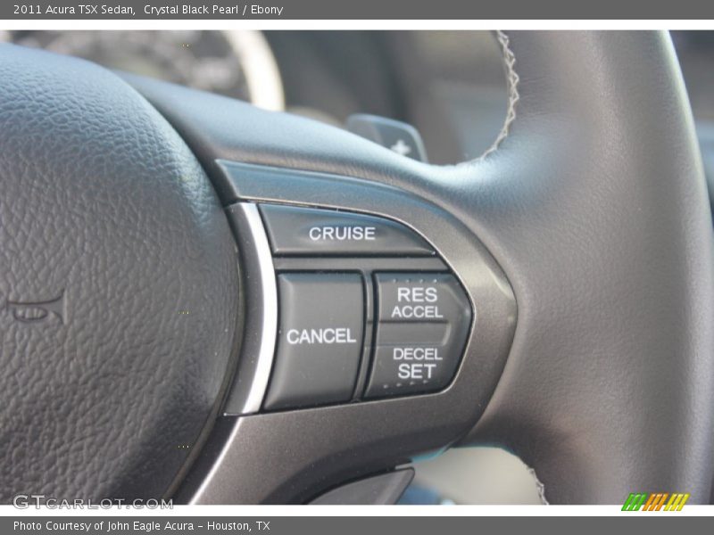 Crystal Black Pearl / Ebony 2011 Acura TSX Sedan
