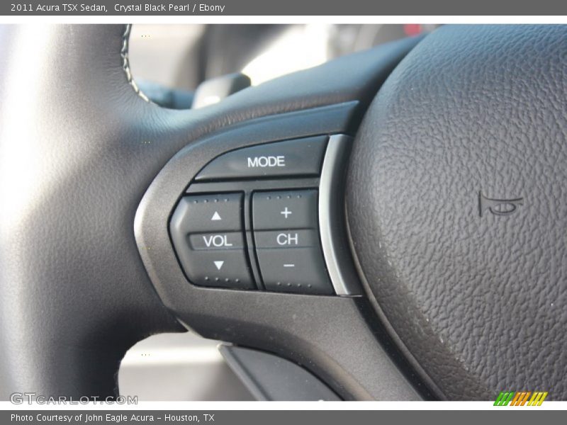 Crystal Black Pearl / Ebony 2011 Acura TSX Sedan
