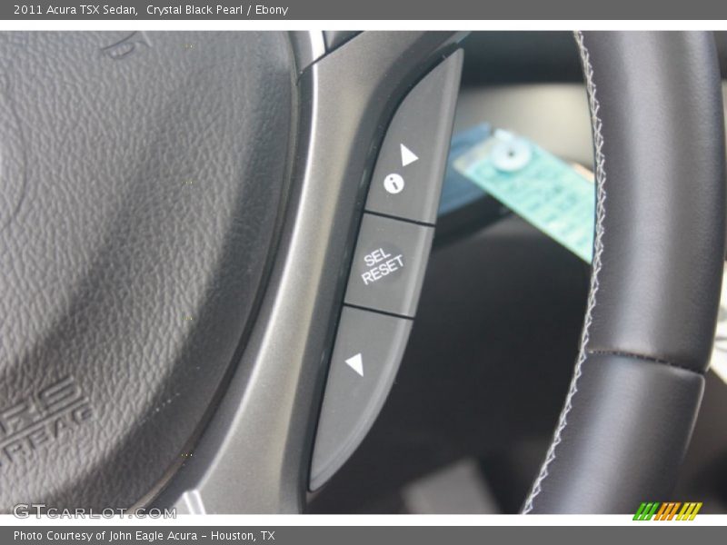 Crystal Black Pearl / Ebony 2011 Acura TSX Sedan