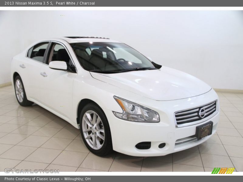Pearl White / Charcoal 2013 Nissan Maxima 3.5 S