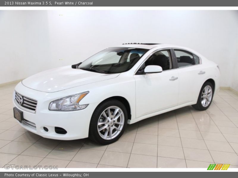 Pearl White / Charcoal 2013 Nissan Maxima 3.5 S