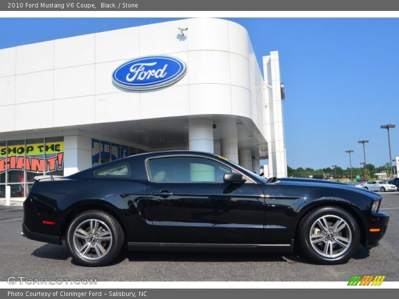 Black / Stone 2010 Ford Mustang V6 Coupe