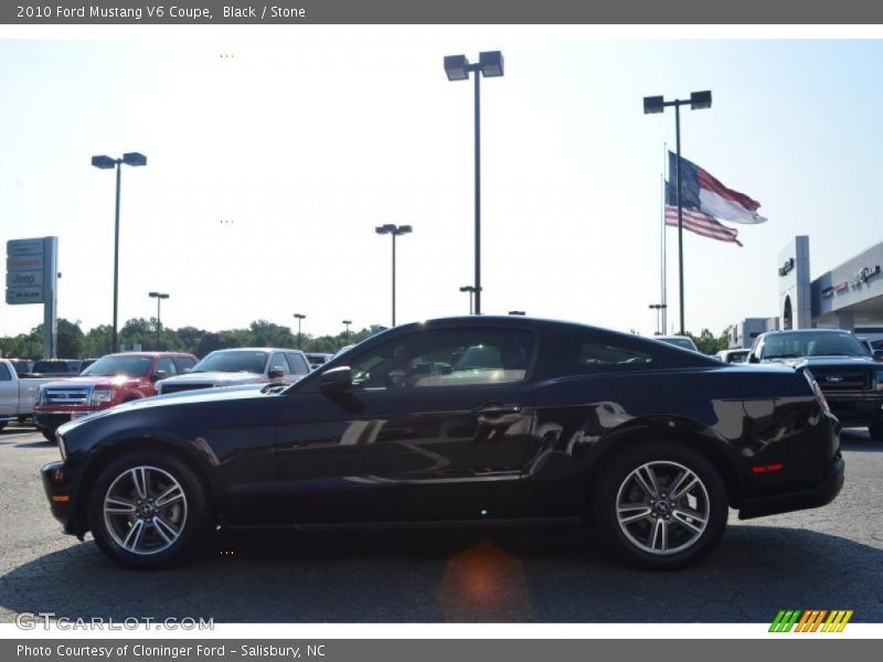 Black / Stone 2010 Ford Mustang V6 Coupe