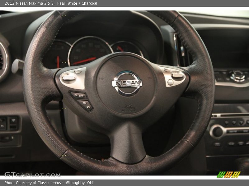 Pearl White / Charcoal 2013 Nissan Maxima 3.5 S