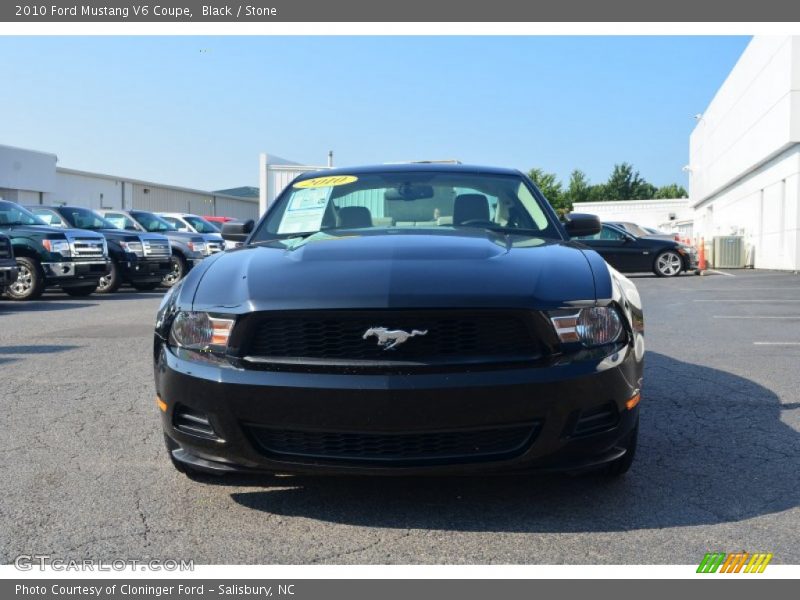 Black / Stone 2010 Ford Mustang V6 Coupe