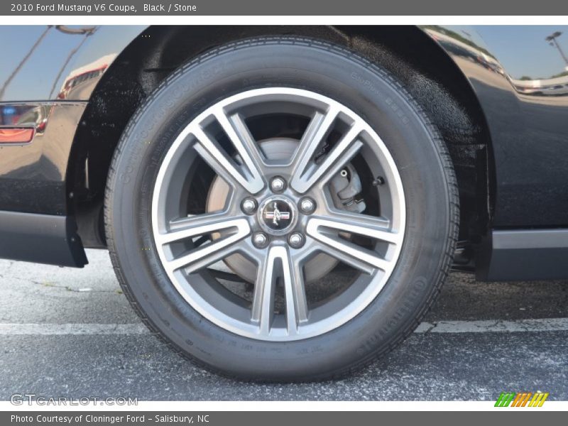 Black / Stone 2010 Ford Mustang V6 Coupe