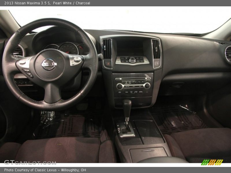 Pearl White / Charcoal 2013 Nissan Maxima 3.5 S