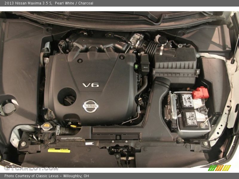 Pearl White / Charcoal 2013 Nissan Maxima 3.5 S