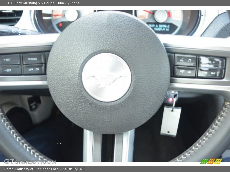 Black / Stone 2010 Ford Mustang V6 Coupe